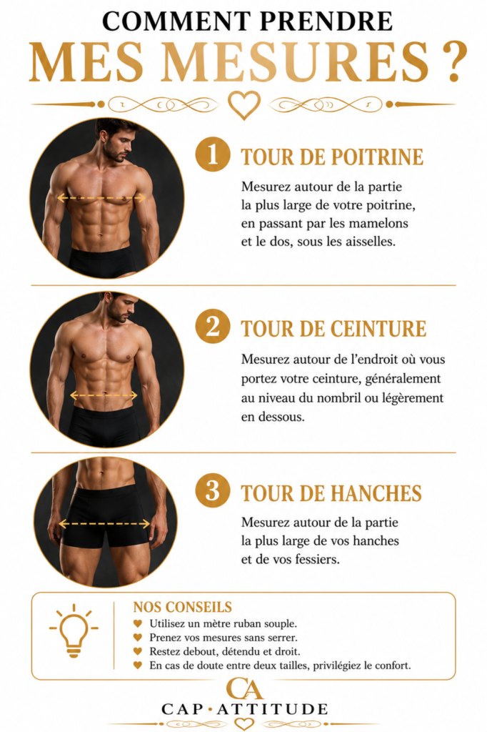 Comment prendre les mesures correctement pour les tenues homme