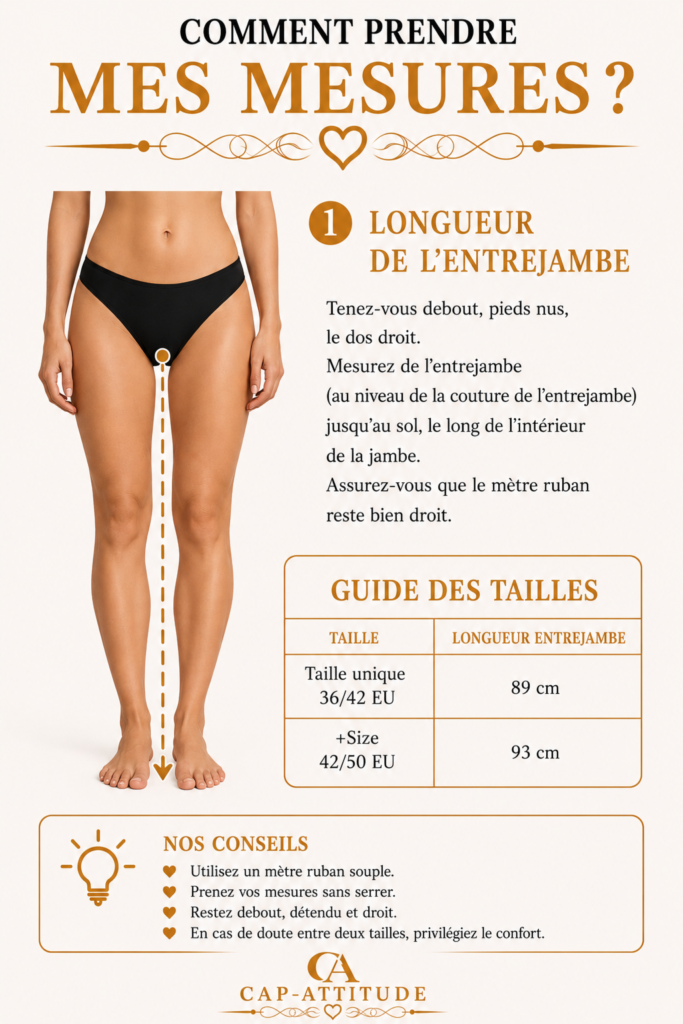 Tailles des bas et collants