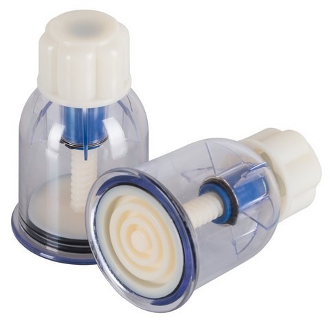 Pompes à tétons en plastique transparent XL 