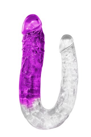 Double godemiché bicolore de grande taille - Two Tone