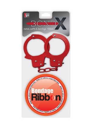 Kit menottes et ruban de bondage - BondX