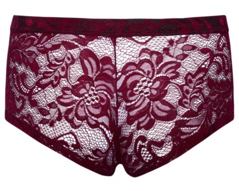 mini boxer homme en dentelle florale