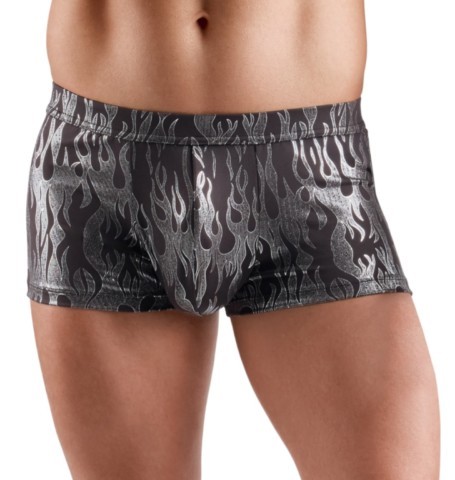 Boxer homme au design métallique