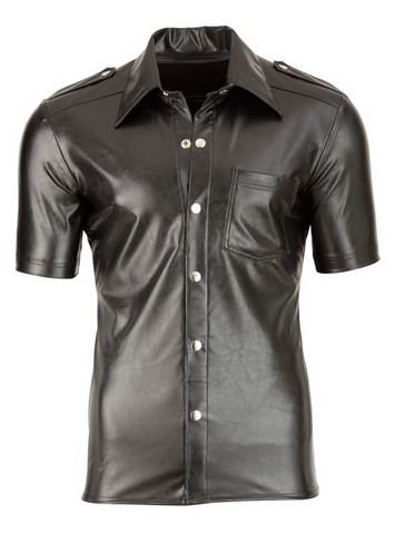 chemise homme en vinyle