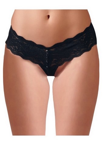 String en dentelle florale et rivière de perles discrètes stimulantes à l'entrejambe