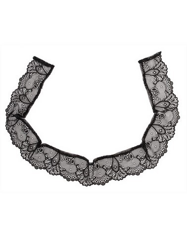 Bandeau en dentelle florale