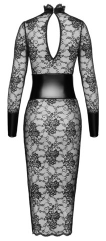 Robe midi en dentelle Kink Royal de Noir