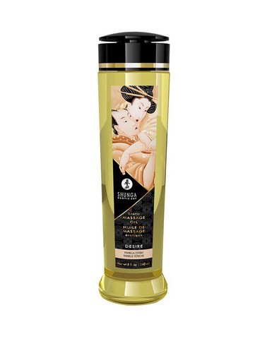 Huile de Massage parfumée Shunga vanille desire