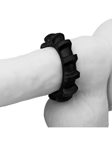 Anneau cockring extensible au relief engrenage - Power Plus