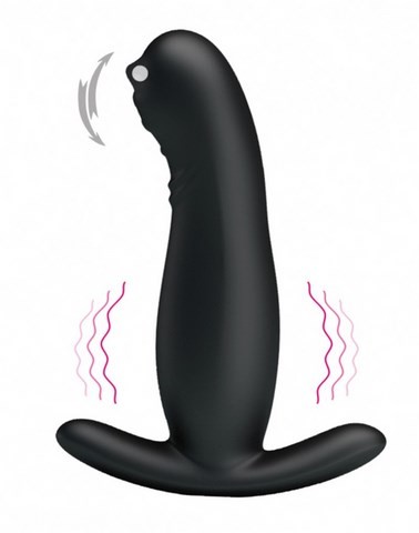 Vibromasseur stimulateur de prostate avec perles vibrantes - Point P - Mr Play