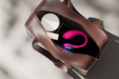 Oeuf vibrant connecté avec LED multicolores Lush Mini Lovense