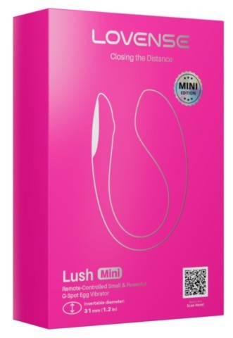 Oeuf vibrant connecté avec LED multicolores Lush Mini Lovense