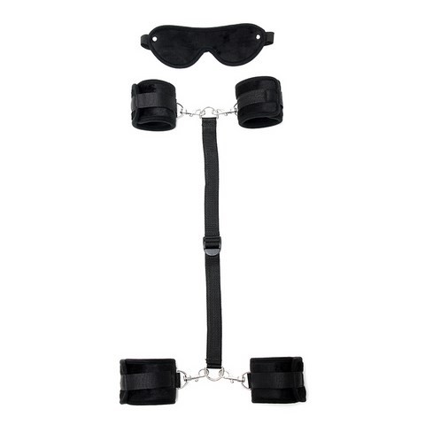 Set de bondage poignets et chevilles - 6 pièces 