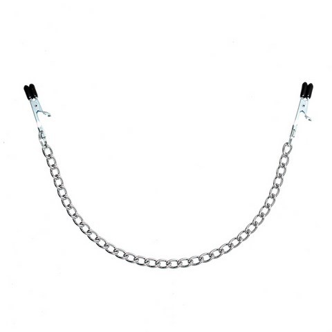 Chaînette de tétons avec pinces à fermeture libre