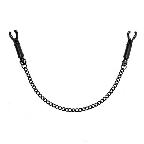 Chaînette de tétons avec pinces à seins cylindriques