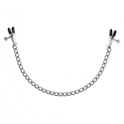 Chaînette de tétons avec pinces à pression réglables