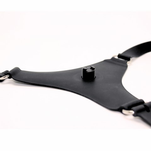 Godemiché ceinture en silicone - 14 cm