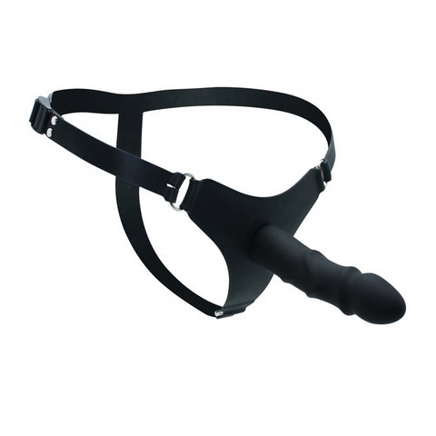 Godemiché ceinture en silicone - 14 cm