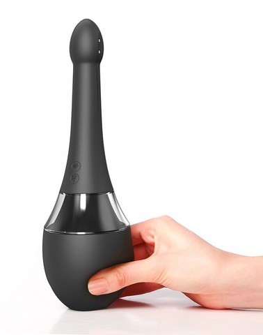 Vibromasseur mixte avec poire de lavement - Dorcel - Douche Mate Pro