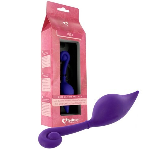 Plug anal en silicone Feelztoys Vito