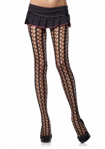 Collant effet crocheté sans couture