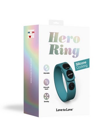 Cockring en silicone réglable en largeur- Love-to-love - Hero Ring