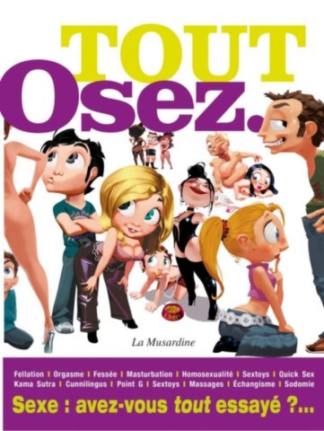 Couverture du livre Tout Osez, guide complet regroupant les principaux thèmes de la collection Osez consacrés à la vie de couple, à l'intimité et à l'épanouissement personnel.