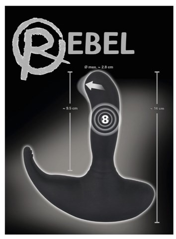 Plug anal stimulateur de la prostate et du périnée - Rebel - Bruno