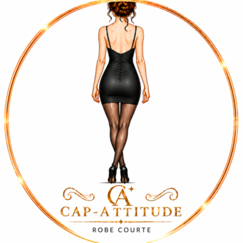 Robe courte femme élégante mettant en valeur les jambes et la silhouette.