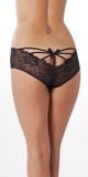Slip en dentelle florale aux fesses mi-nues