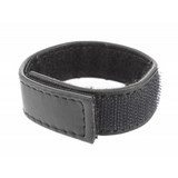 Anneau cockring en cuir avec fermeture en velcro pour pénis